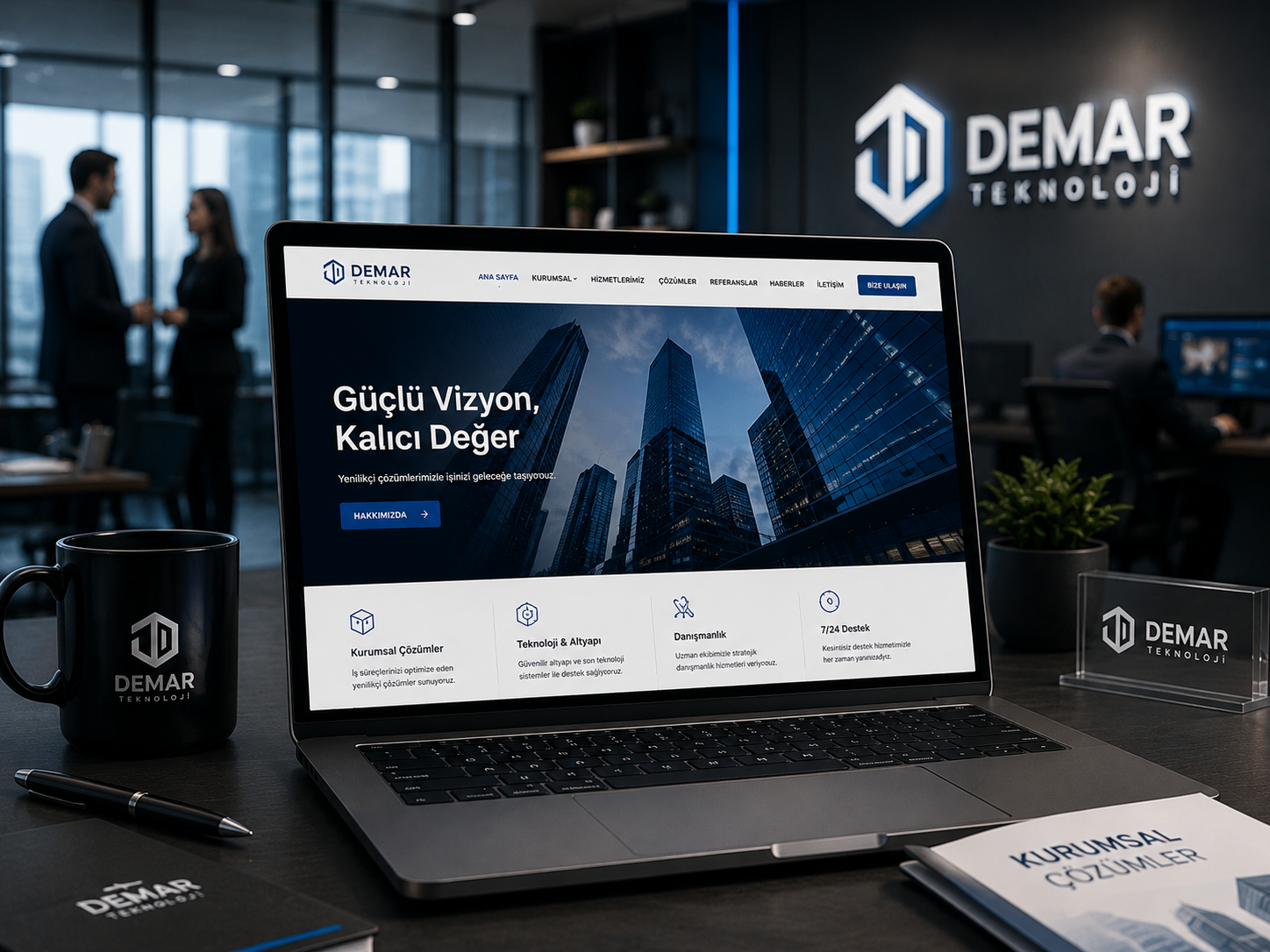 Kurumsal Firma Sitesi hazır web tasarım paketi